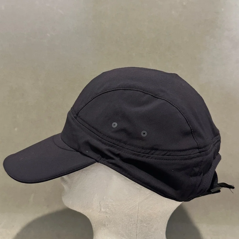 Lululemon Fast and Free Running Hat Black Adjustable Reflective Athletic Cap
